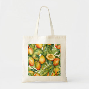 Mango Frukter och blad Tygkasse
