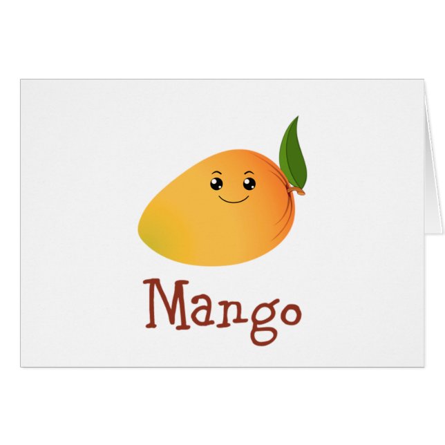 Mango Hälsningskort (Framsidan Horizontal)
