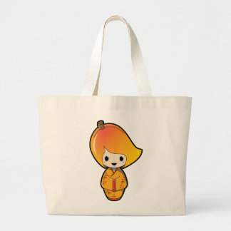 Mango Kokeshi Doll Jumbo Tote Jumbo Tygkasse