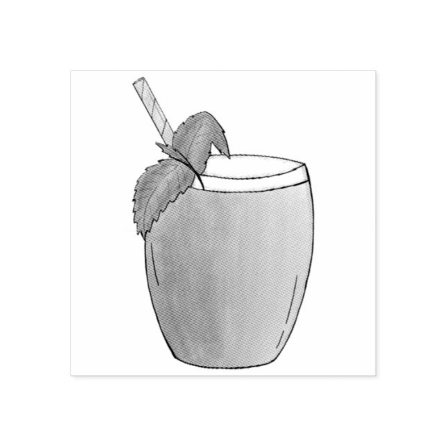 Mango Lassi-fräschning av den indiska Yogurt Fruit Stämpel (Tryck)