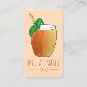 Mango Lassi-fräschning av den indiska Yogurt Fruit Visitkort