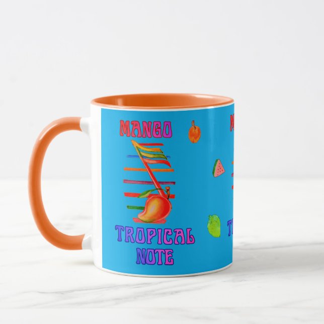 MANGO MUSIKNOT DESIGNAD MUN  MUGG (Vänster)
