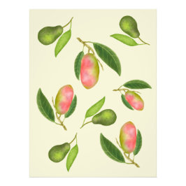 Mango och Avocado Fototryck