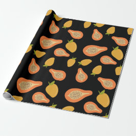 mango och papaya presentpapper