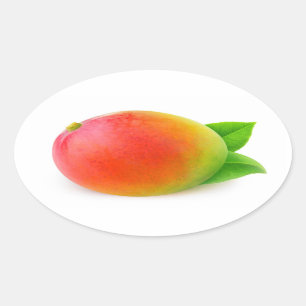Mango Ovalt Klistermärke