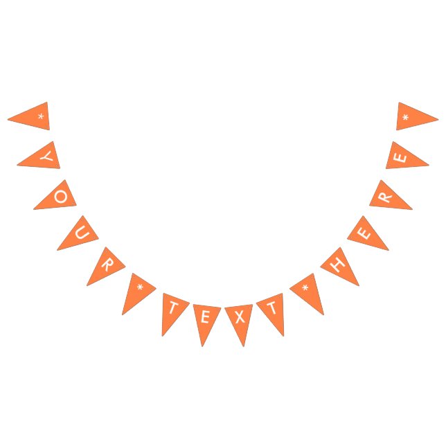 Mango Solid Färg Anpassa den Vimplar (Alla)