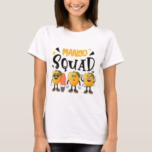 Mango Squad Summer Funny Mango Fruit Älskare T Shirt