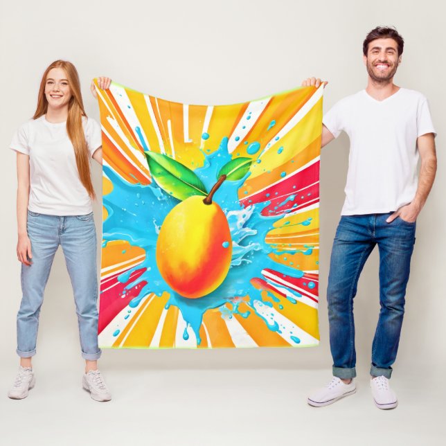 Mango Stänk Delight Fleecefilt (På plats)