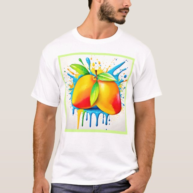 Mango Stänk i Färg T Shirt (Framsida)