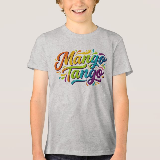 Mango Tango Tropiska Vibrationer T-Shirt (Framsida)
