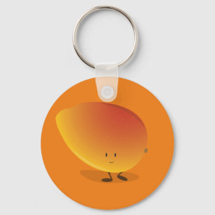 Mango-tecken som le nyckelring