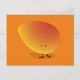 Mango-tecken vid leende vykort
