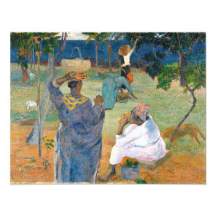 Mango Träd, Martinique 1887, av Paul Gauguin Fototryck