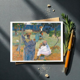 Mango Träd, Martinique 1887, av Paul Gauguin Vykort