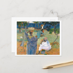 Mango Träd, Martinique 1887, av Paul Gauguin Vykort