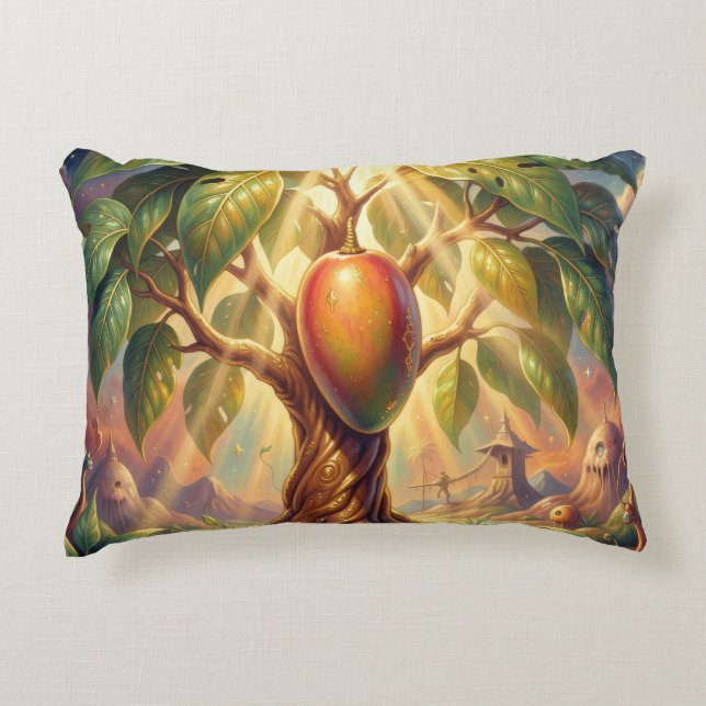 Mango – Tropical Fruit Full of Flavor´11 Prydnadskudde (Framsidan)