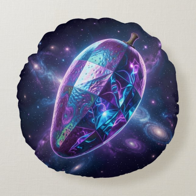 Mango – Tropical Fruit Full of Flavor´2 Rund Kudde (Framsidan)