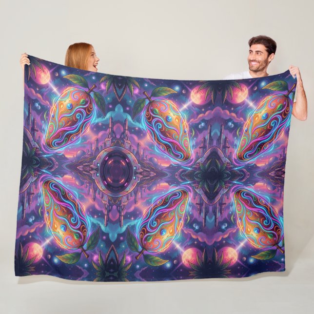 Mango – Tropical Fruit Full of Flavor´3 Fleecefilt (På plats)