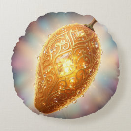 Mango – Tropical Fruit Full of Flavor´7 Rund Kudde