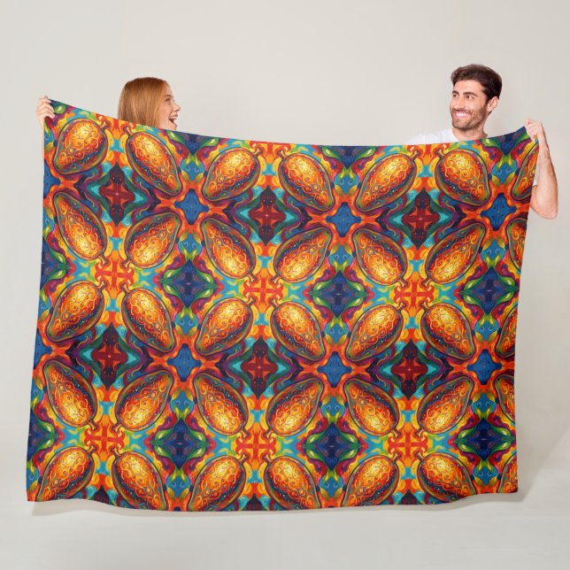 Mango – Tropical Fruit Full of Flavor´9 Fleecefilt (På plats)