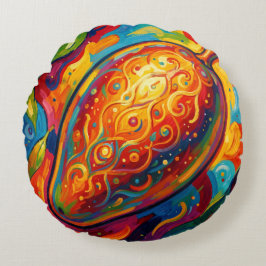 Mango – Tropical Fruit Full of Flavor´9 Rund Kudde