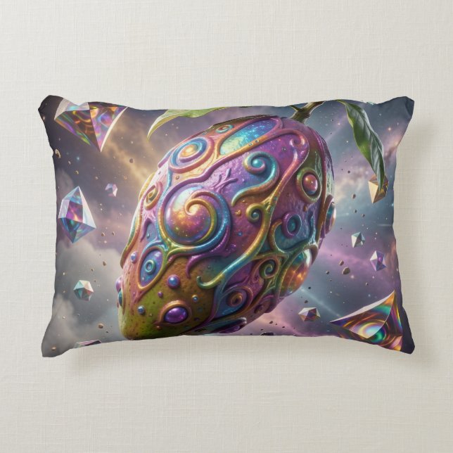  Mango – Tropical Fruit Full of Flavor Prydnadskudde (Framsidan)