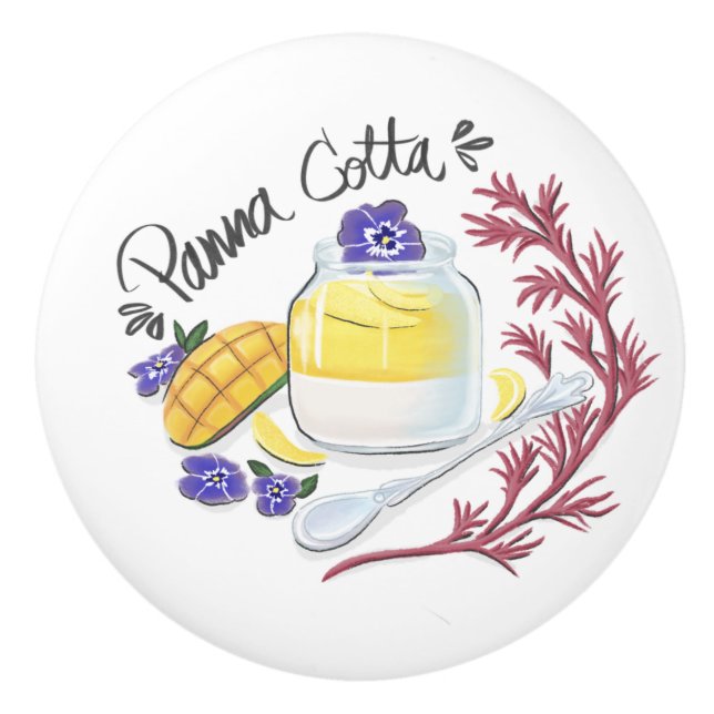 Mango Violet Panna Cotta  Knopp (Framsidan)