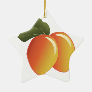 Mangofrukt Julgransprydnad Keramik