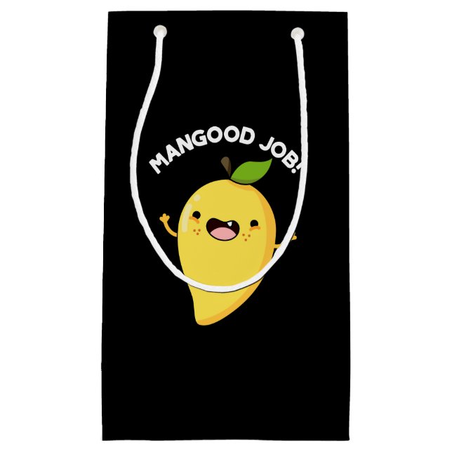 Mangood Job Funny Mango Fruit Pun Mörk BG (Framsidan)