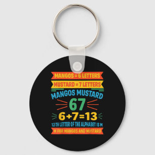 Mangos Mustard 67 Tee Rolig Alfabetkod M Meme F Nyckelring