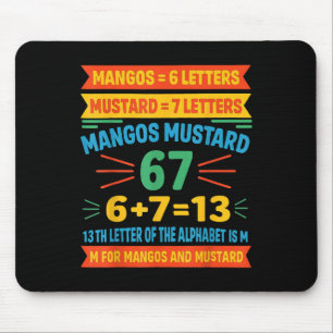 Mangos Mustard 67 Tee Rollig Alfabetkod M Meme F Musmatta