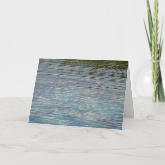 Mangrove Lagoon Vatten VästindiBlue Kort (Framsida)