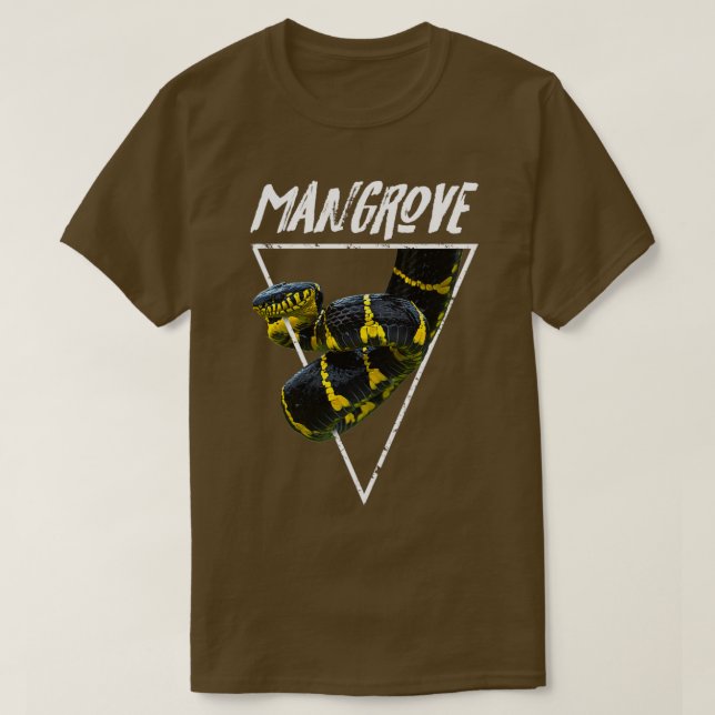 Mangrove Snake Venomous Snake Keeper  T Shirt (Design framsida)