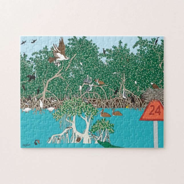 Mangroves Puzzle Pussel (Horisontell)
