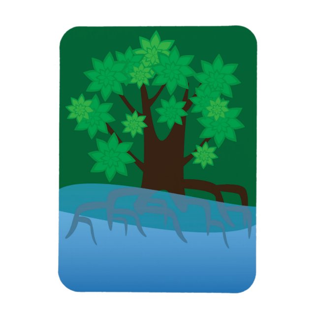 Mangroveskog Magnet (Vertikal)