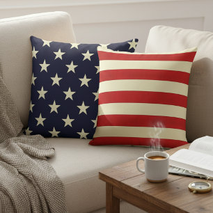 Mångsidig patriotism: Stars & Rand Reversible Kudde