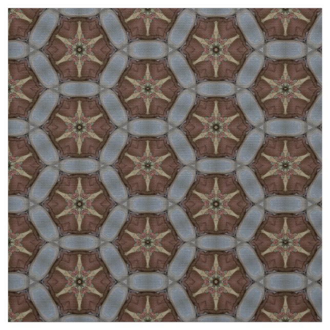 Mångsidig Teal & Earthy Brown Upholsemination Fabr Tyg (Provkarta)