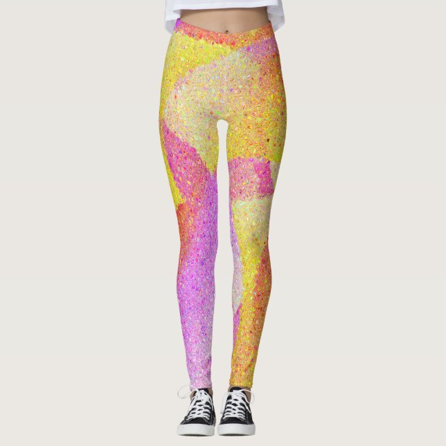 Mångsidiga bilder leggings (Framsida)