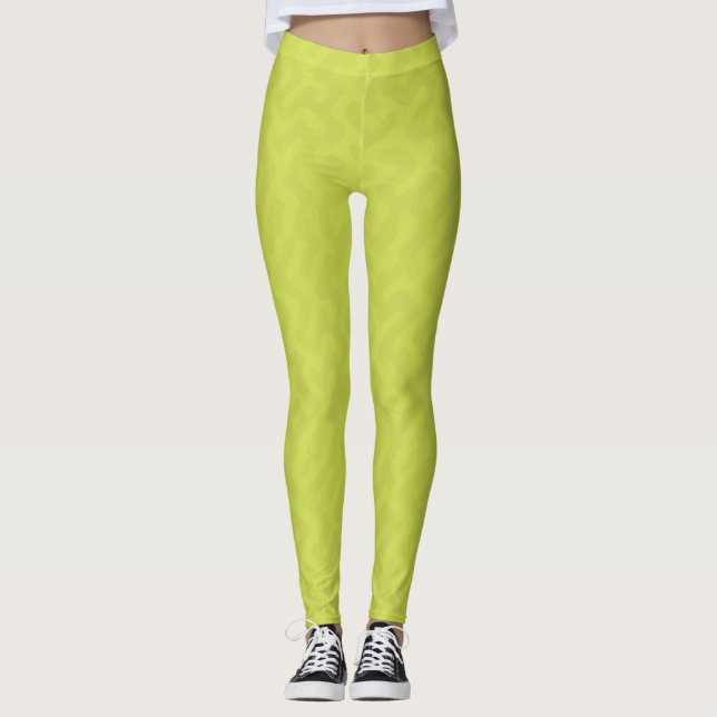 Mångsidigt vågflöde - anpassningsbart, sömlöst Str Leggings (Framsida)