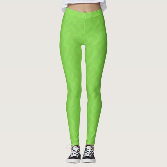 Mångsidigt vågflöde - anpassningsbart, sömlöst Str Leggings (Framsida)