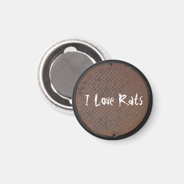 Manhål Cover Series Magnet (Front/Back)