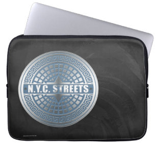 Manhål Covers NYC Laptop Fodral