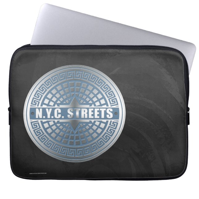 Manhål Covers NYC Laptop Fodral (Framsidan)