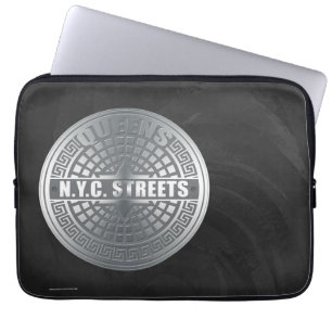 Manhål Covers Queens Laptop Sleeve