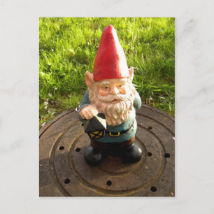 Manhål Gnome Vykort