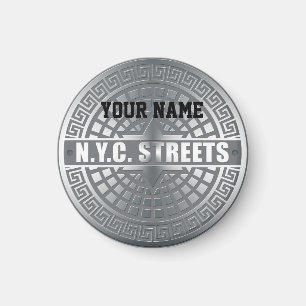 Manhål NYC Magnet