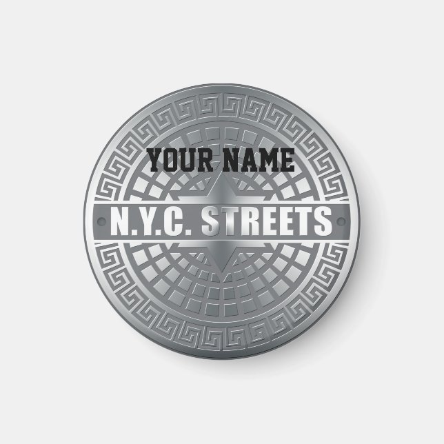 Manhål NYC Magnet (Framsidan)