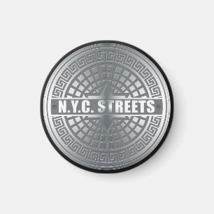 Manhål NYC Magnet