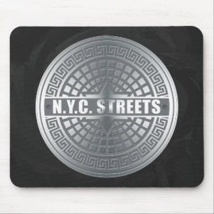 Manhål NYC Musmatta
