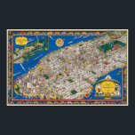 MANHATTAN ART DECO KARTA 1926 POSTER<br><div class="desc">Från 1926, en fantastisk bild av karta på Manhattan som den var under toppen av de välmående 20 åren. Ett av de bästa kartor av sitt slag. Mycket detaljerat med alla anmärkningsvärda byggnad, broar, parker, trafikleder och turistplatser märkta. Trafikscenen gräns av bilar från tiden, ljus, och på ett modernt sätt...</div>